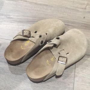 Women’s Birkenstock slip on shoes
